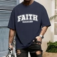thumbnail image 6 of Ankishi Mens Christian T-Shirts Faith Ephesians 2 8 Crew Neck Religious Tshirts Short Sleeve Summer Tops for Streetwear, 6 of 7