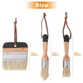 thumbnail image 5 of Paquete de 3 pinceles PENGJJMXG para tiza y cera color negro y madera, 5 of 5