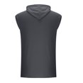 thumbnail image 4 of pstuiky Camisetas sin mangas para hombre, Sudadera deportiva sin mangas con capucha de color liso para hombre, de alta elasticidad, para fitness, musculosa y sin mangas Tops elegantes para mujer m, 4 of 7