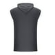 thumbnail image 4 of pstuiky Camisetas sin mangas para hombre, Sudadera deportiva sin mangas con capucha de color liso para hombre, de alta elasticidad, para fitness, musculosa y sin mangas Tops elegantes para mujer m, 4 of 7