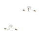 thumbnail image 1 of Injueey Modern Iron Ceiling Light Chandelier for Room Dining Bedroom Room Living Blanco 2piezas, 1 of 1