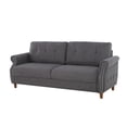 thumbnail image 4 of US Pride Furniture Matsuko 79.53" Rolled Arm Polyester Sofa , Gray, 4 of 5