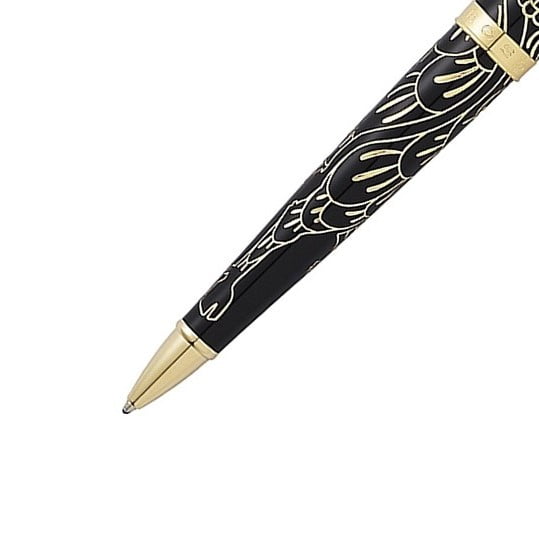 Cross 2015 Year Of The Goat Moonlit Black Lacquer Ballpoint Pen 