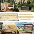 thumbnail image 3 of XXLYY Outdoor Swing Cushions, Swing Cushions 3 Seater Replacement with Backrest, Waterproof Thicken 4" Bench Cushion with Ties for Patio Porch Lawn and Garden, 3 of 8