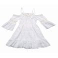 thumbnail image 1 of AMERTEER Flower Girls Princesse Robe Enfants Bébé Fête Mariage Concours de Dentelle Robes Vêtements, 1 of 5