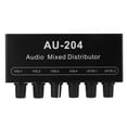 thumbnail image 3 of Panel de control de música, caja divisora de audio estéreo, preamplificador de audio, mini preamplificador de audio estéreo impulsado por el rendimiento, 3 of 14