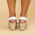 thumbnail image 4 of JFBUJC Espadrilles Compensées pour Femmes Sandales d'Été à Plateforme avec Bride Cheville Taille, 4 of 5
