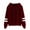Red, variant on Hoodies Woman Women's casual loose long sleeve solid color hooded sweatshirt blouse