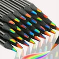 thumbnail image 3 of Necvior 12Pcs Rainbow Color Pencils, 7 Color in 1 Coloring Pencils Multicolored Pencils for Kids Adults Card Making, Drawing, 3 of 11