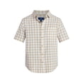thumbnail image 5 of George Men's and Big Men's Slub Poplin Button Up Shirt with Short Sleeves, Sizes S-3XL, 5 of 5