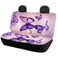 thumbnail image 2 of Pzuqiu Car Seat Covers Full Set Easy to Install Polyester, Compatible with SUV Seats Van Seats, for Truck Sedans, Sparkle Butterfly, 2 of 10