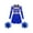 Royal Blue-A, variant on YEAHDOR Kids Girls Halloween Cheer Leader Costume Long Sleeve Dress Carnival Party Fancy Dress Up Outfit Hot Pink 12