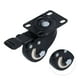 thumbnail image 4 of Ruedas Silenciosas, Absorción De Impactos De Goma, Placa De Acero Gruesa, Ruedas De Silla De Bolas Selladas Dobles Para Plataformas Para Sillas Para Cajas De Herramientas ANGGREK DI3114, 4 of 8