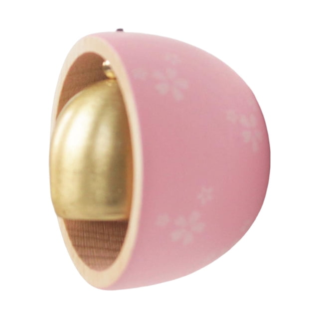 Timbre de campana de viento para puerta Campana de refrigerador de estilo japonés Etiqueta de nevera Titular de mensaje Campana de recordatorio de apertura de puerta de regalo para rosado Sunnimix timbre de puerta