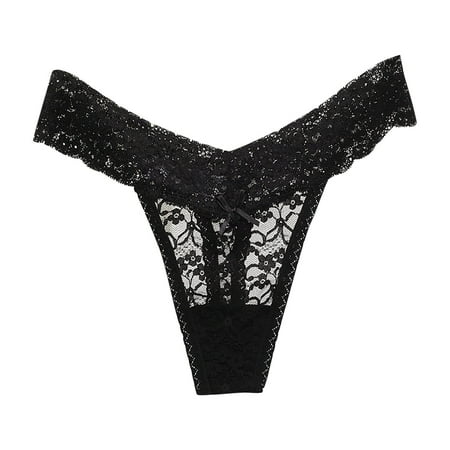 Juslio Panties for Women Low Waist Ice Silk Sexy Breathable Soft Soft Elastic Breathable Underwear