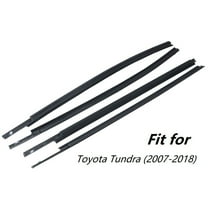 Fit for Toyota Tundra 2007-2018 Window Weatherstrips, Exterior Trim Seal Strips (4 Pcs)
