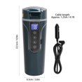 thumbnail image 2 of Car Kettle Water Boiler, Smart Screen Display Car Water Boiling Cup, 500ml Car Portable Electric Kettle, Fast Boiling Bottle Suitable for Car Camping And Road Trips, 2 of 5