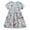 Sky Blue, variant on Ulanda Toddler Girls Dress Cotton Casual Short Sleeve Striped Jersey Dresses Summer Cartoon Dinosaurs Appliques Shirt 2-7Y (White,6-7 Years)