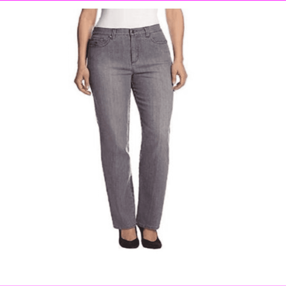 Gloria Vanderbilt Women's Amanda Classic Tapered Jeans Lunar Wash 14 Average