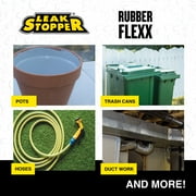 Black Jack Leak Stopper Rubber Flexx, 15 oz Waterproof Flexible Industrial Sealant, Black, 1 Piece