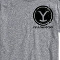 thumbnail image 3 of Yellowstone - Y Brand Stamp Oversized - Men's Short Sleeve Graphic T-Shirt, 3 of 6
