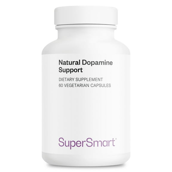 SuperSmart - Natural Dopamine Support 800 mg per Day | Non-GMO & Gluten Free - 60 Vegetarian Capsules