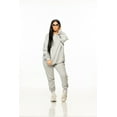 thumbnail image 2 of Sweat Set Detroit Rhinestone Women’s 2 Piece Tracksuit, Pullover Hoodie & Jogger Pants Lounge Outfit, 2 of 3