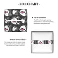 thumbnail image 5 of Rateoe HUSKY Face Pattern Tissue Box Cover, Modern Square Decorative Leather Facial Paper Case Organizer Holder Dispenser 5X5X5'', 5 of 8
