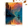 thumbnail image 3 of Stand Up Paddle Boarding Canvas Print, Watercolor Sport Art, Outdoor Adventure Gift, 3 of 8