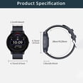 thumbnail image 3 of [Valentine's Day Gifts]Large Font Round Screen Smartwatch for Seniors | Call Alerts | Easy to Use | Comfortable to Wear | Best Gift for Elders Halloween, 3 of 17