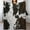 Cow Print, variant on Cow Print Blanket Cozy Soft Lightweight Gifts Blanket for Kids Adults, Animal Skin Plush Flannel Throw Blanket for Sofa Couch Bed Decor Black Brown White W40 xL50