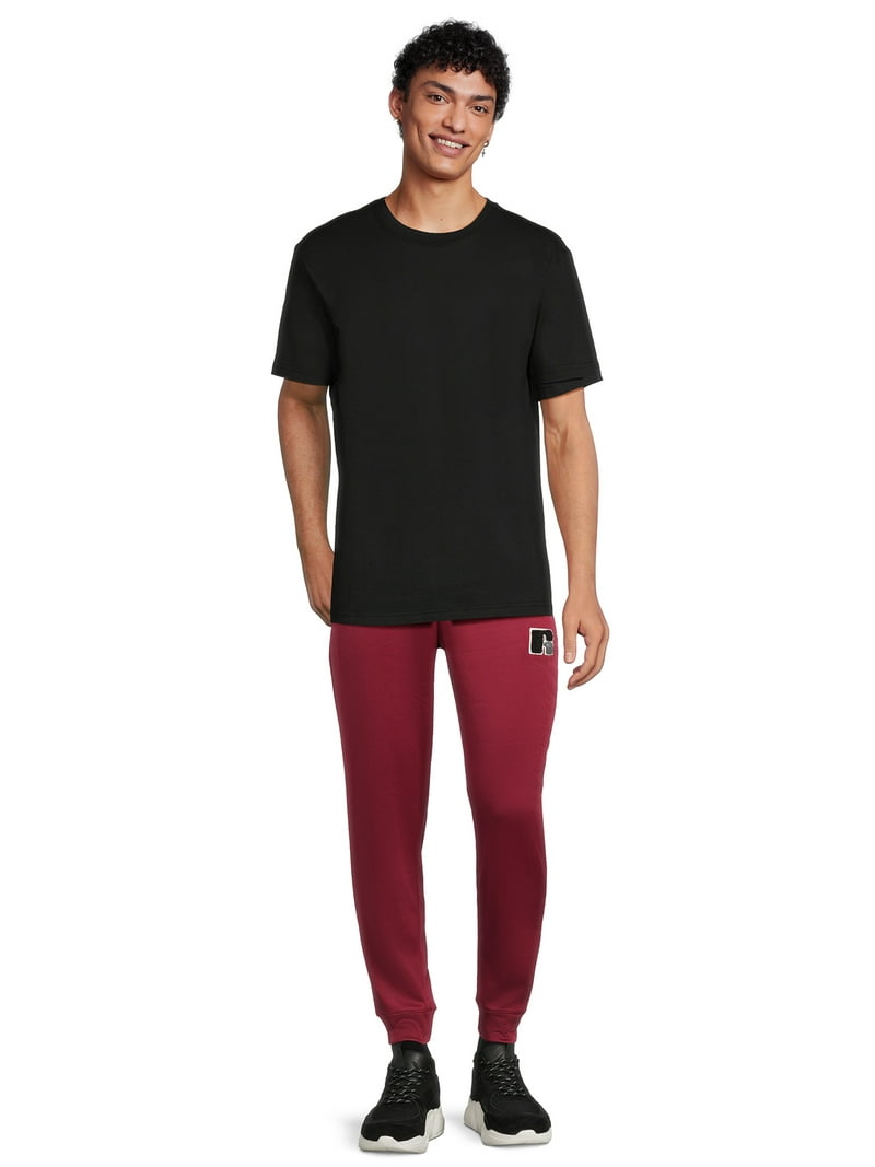【GROOVE RHYME】 JERSEY RUSSELL LOGO TAPE SET TRAINING PANTS Russell Athletic Men's Varsity Jogger Pants, Sizes S-XL