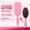 thumbnail image 6 of Candy Brush Curl Defining Vented Hair Brush for Effortlessly Detangling & Blow Drying, Professional Airflow Brush for All Hair Types, Shaping & Styling Wet Hair Brush for Women and Girl, Idea Gift, 6 of 9