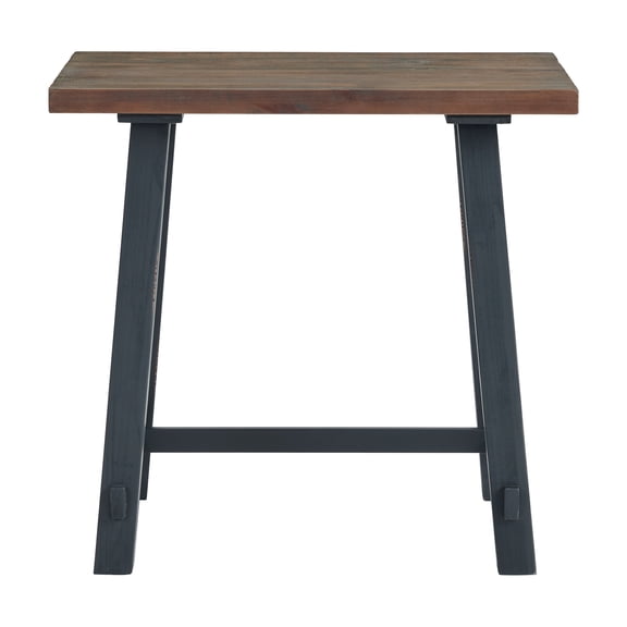 Alaterre Adam 21" x 32" x 30" Wood Portable Small Desk, Brown/Distressed Black