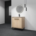 thumbnail image 3 of Yesfashion 24"/ 30" Single Sink Bathroom Vanity,with 2 Soft Closing Doors,Bathroom Vanity with Top Sink,Modern Bathroom Storage Cabinet for Home Bathroom Decoration, 3 of 10