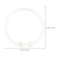 thumbnail image 4 of OULII 20Pack Small Curtain Rings for Window Curtain Use Featuring Position Holding and O Type Design, 4 of 8