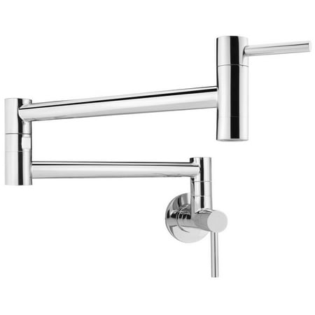 - GF46 Andorra Series Stainless Steel Wall Mount Pot Filler Faucet