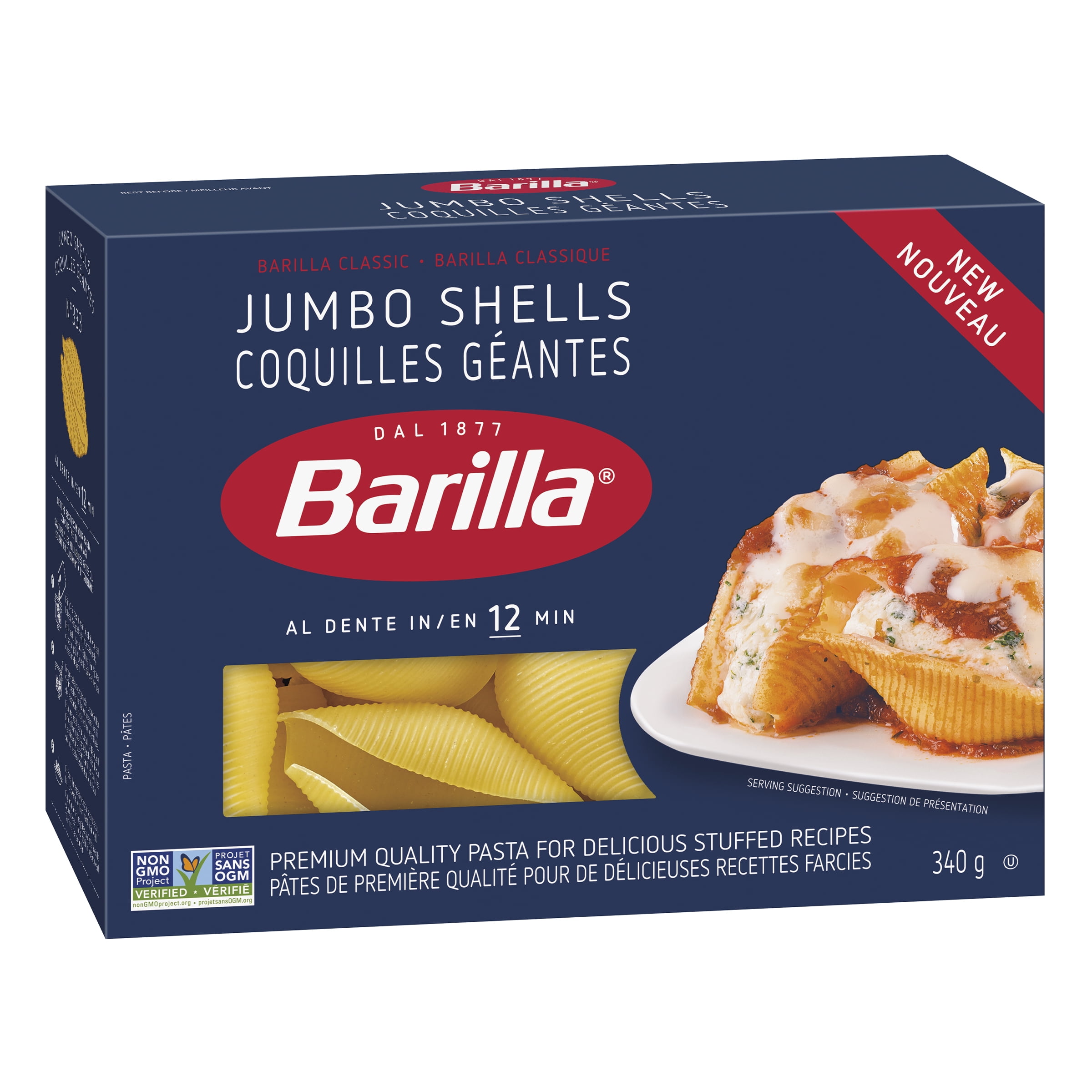 Pâtes Barilla Coquilles Géantes