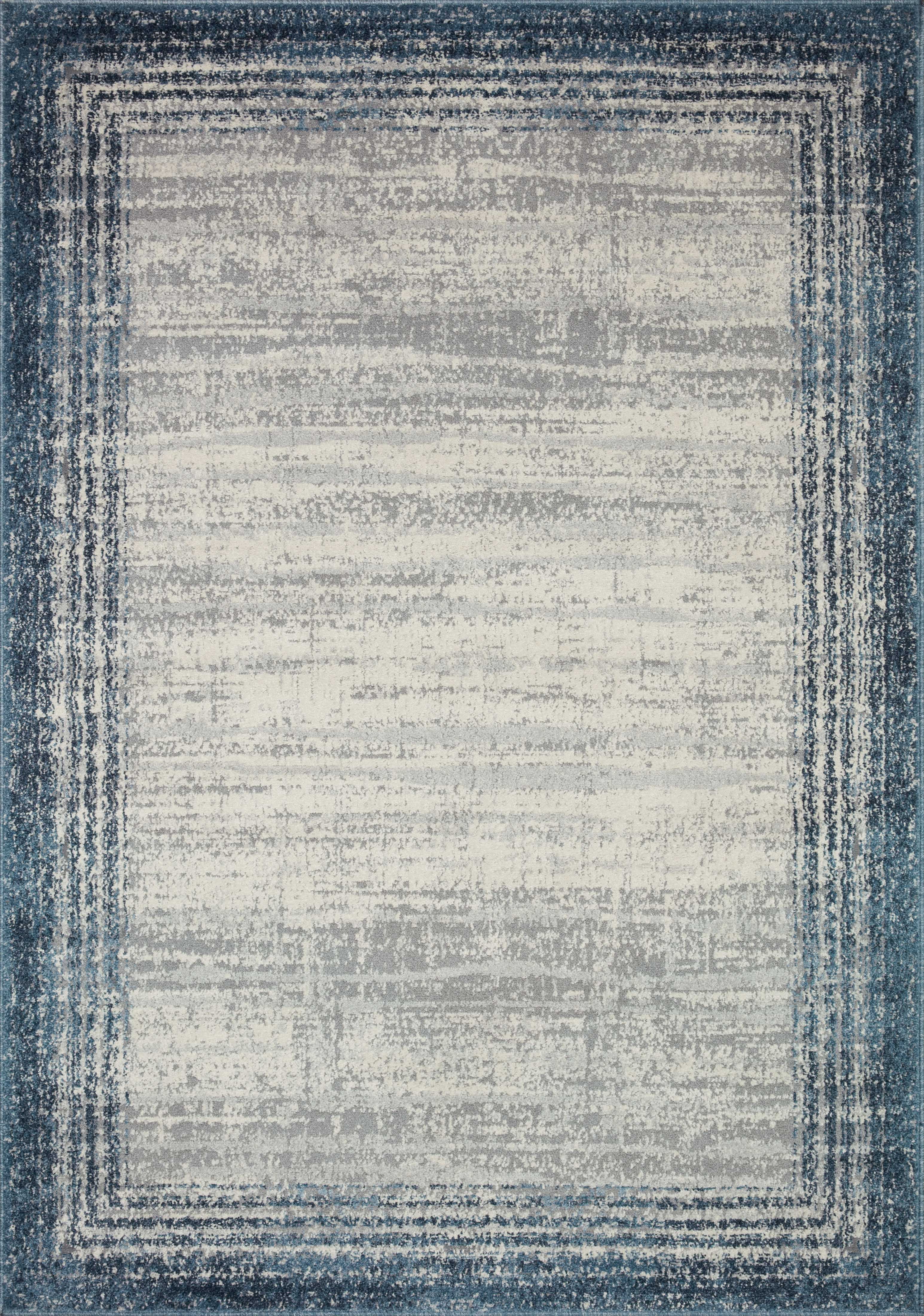 AUS-02 Pebble, Blue 2-0" x 3-0" Size Rug
