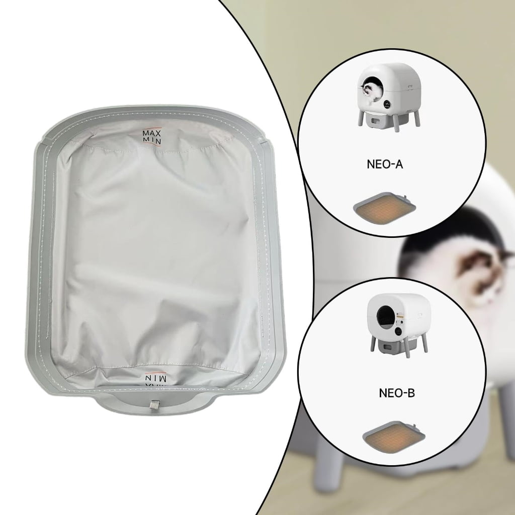 Litter Box Tray Replacement Smooth Surfaces Detachable Pan Safe Liner Auto Cats Litter Pans Accessories