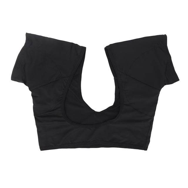 Chaleco de absorción de sudor en las axilas, chaleco de sudor en las axilas Chaleco protector de sudor en la parte superior de absorción de sudor en las axilas negro Elegante y moderno