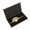 Gold, variant on Professional Dual-Sided Tattoo Eyebrow Balance Ruler and Guide Template - Symmetric Silver Microblading Alignment Caliper tool, 6.7 in / 17 cm