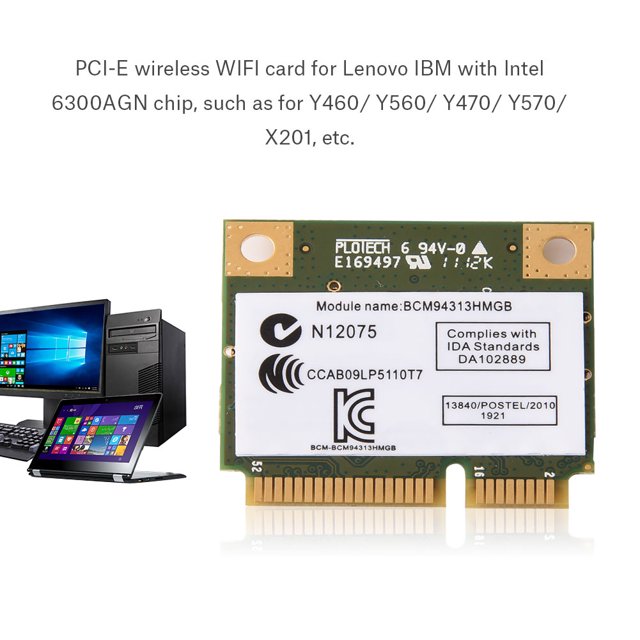 Tarjeta WIFI Mini Tarjeta WIFI Cobertura Amplia Durable Para PC Laptops ANGGREK Bluetooth WIFI Card