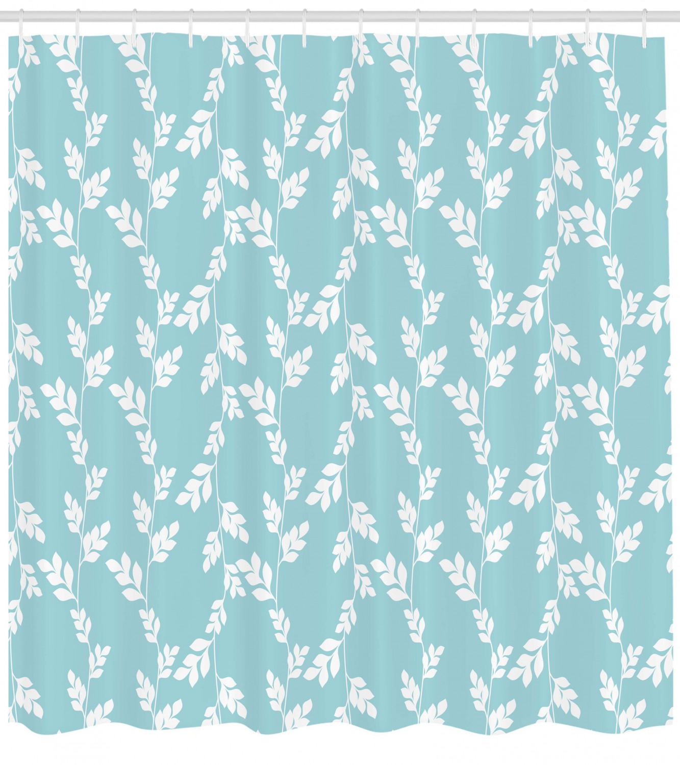 Rustic Shower Curtain, Rural Meadow Field Yard Wildflowers Farmhouse