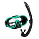 thumbnail image 4 of Snorkel Set Goggles de natación Adultos Goggles de buceo para buceo de deportes acuáticos verde, 4 of 8
