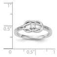 thumbnail image 7 of 14K White Gold Ring Band Engagement Diamond Round Complete Promise Engagement, 7 of 7