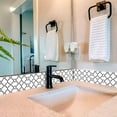 thumbnail image 4 of Mi Alma Removable Vinyl Line Pattern Black Backsplash Tile Stickers, 24pcs, 4 of 11
