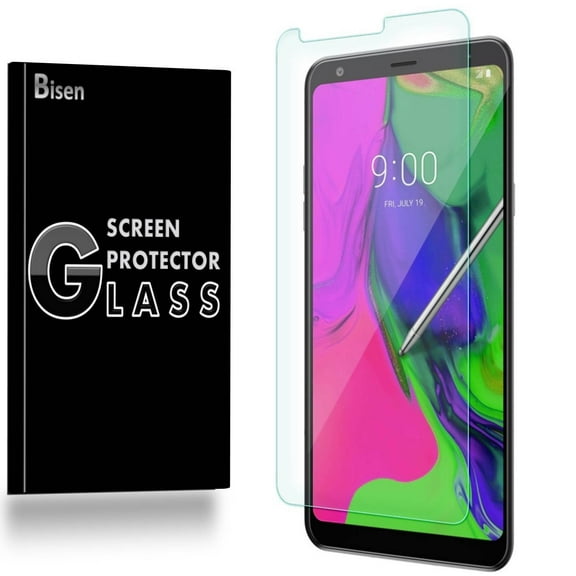 [2-Pack] For LG Stylo 5 [BISEN] Tempered Glass Screen Protector, Anti-Scratch, Anti-Shock, Shatterproof, Bubble Free
