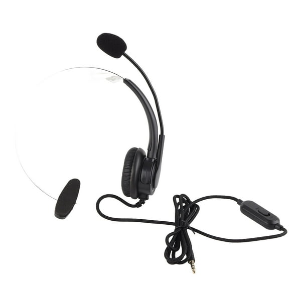 Trucker Headset with Noise Cancelling Microphone and Volume Control