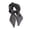 Black, variant on Elegant Silk Scarf Square Pattern Festive Parties Everyday Glam Women Fashion Accessory Soft Lightweight Hair Neck Wrap